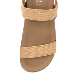 YELLOWBOX Terry Flatform Sandal - Natural Tan - SALE ITEM