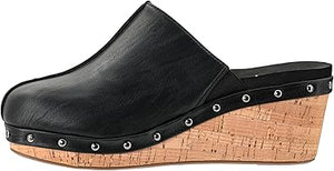 CORKY - MARLEY BLACK PLATFORM SLIP ON