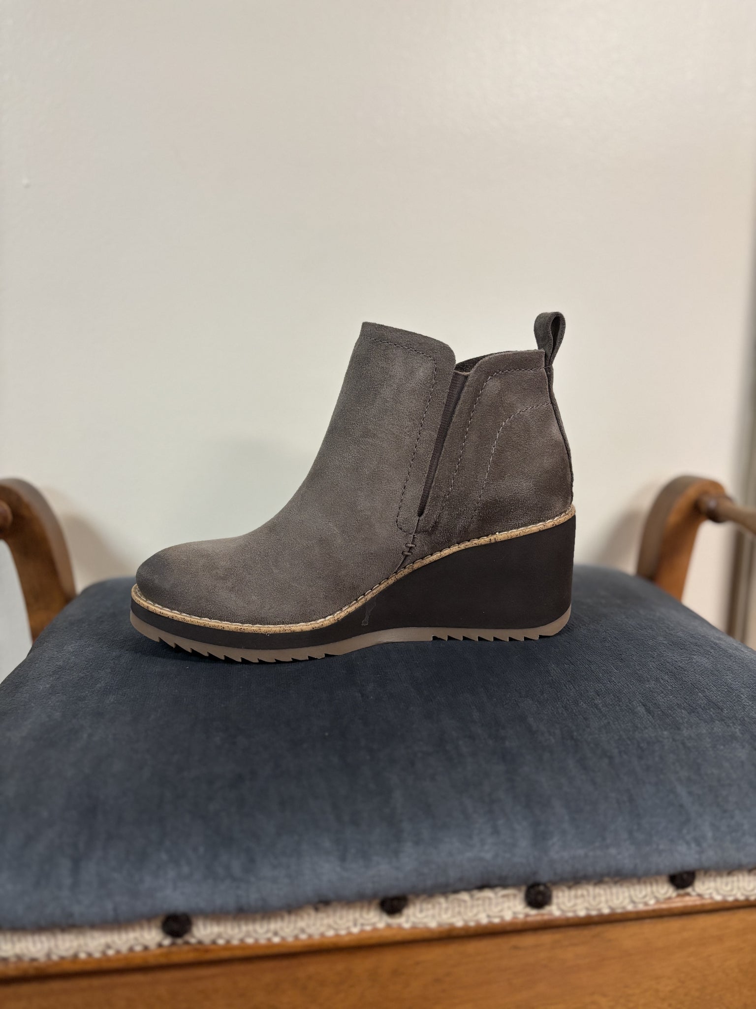 SOFFT - Grey Suede Ankle Bootie - SALE ITEM