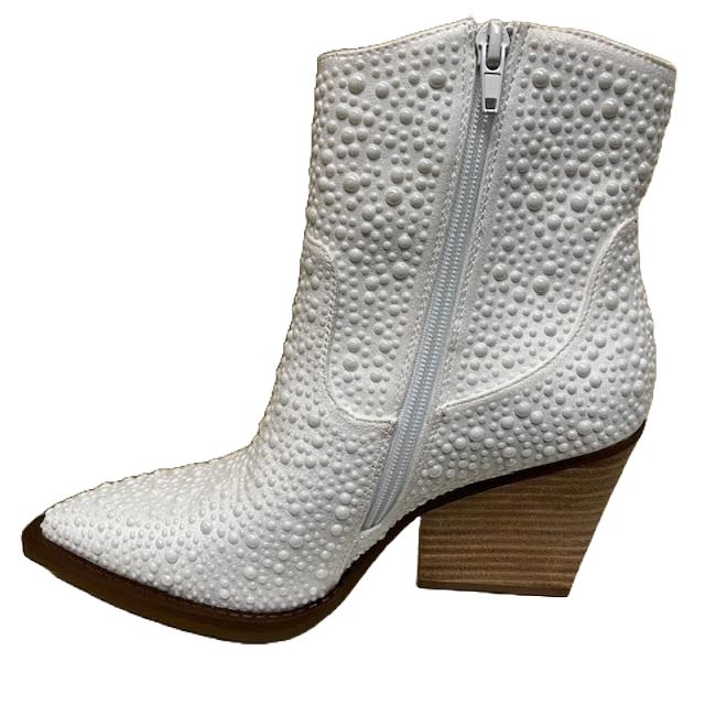 VERY G Kady Pearl Bootie - White