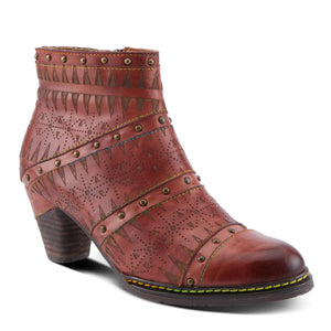 L'ARTISTE - Niobe Boots by Spring Step in Rust Multi