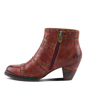 L'ARTISTE - Niobe Boots by Spring Step in Rust Multi