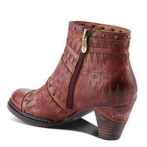 L'ARTISTE - Niobe Boots by Spring Step in Rust Multi