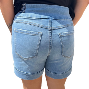 SOUNDSTYLE Pull-on Shorts - Medium Denim
